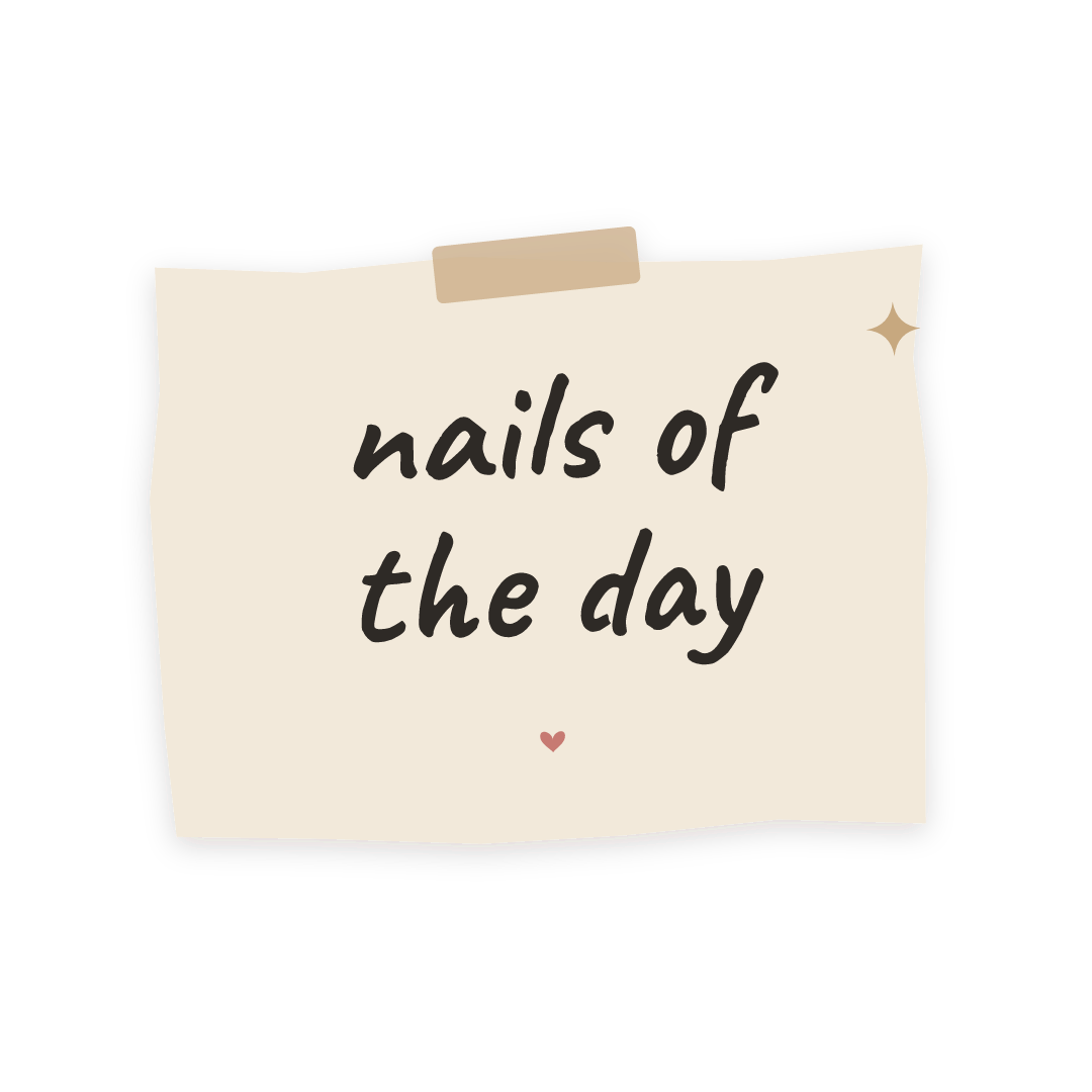 Sticker: nails of the day