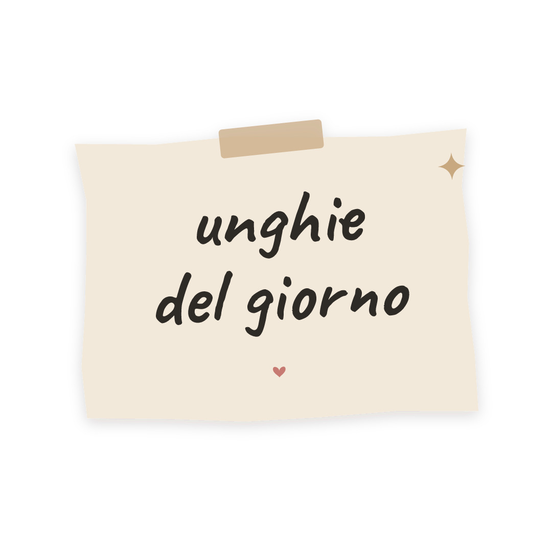 Sticker: unghie del giorno