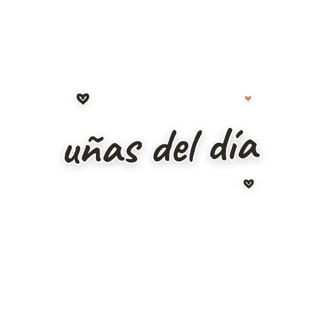 Sticker: uñas del día