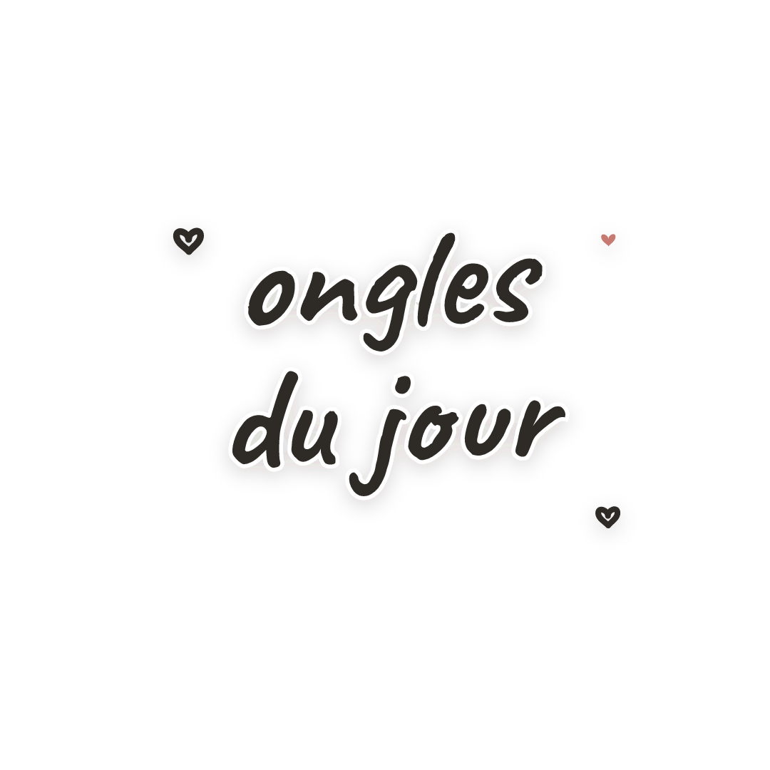 Sticker: ongles du jour